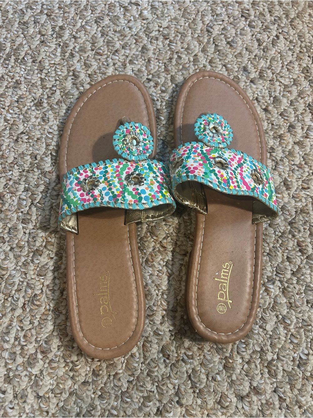 Multicolor Sandals Fake Jack Roger’s - Women's